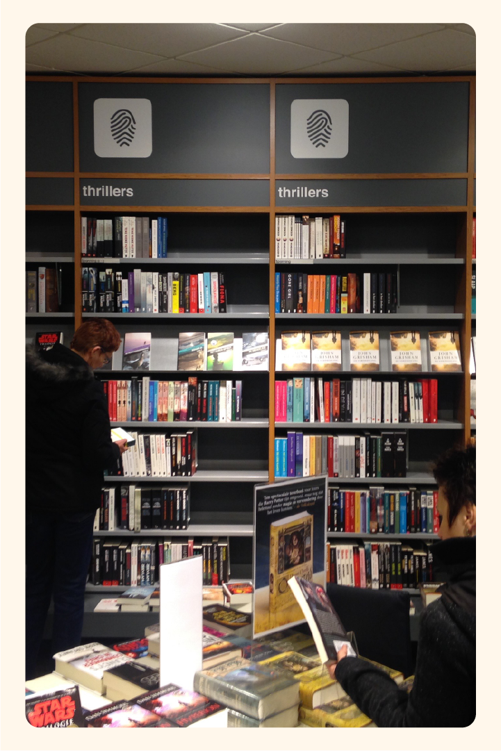 bookstore signage system