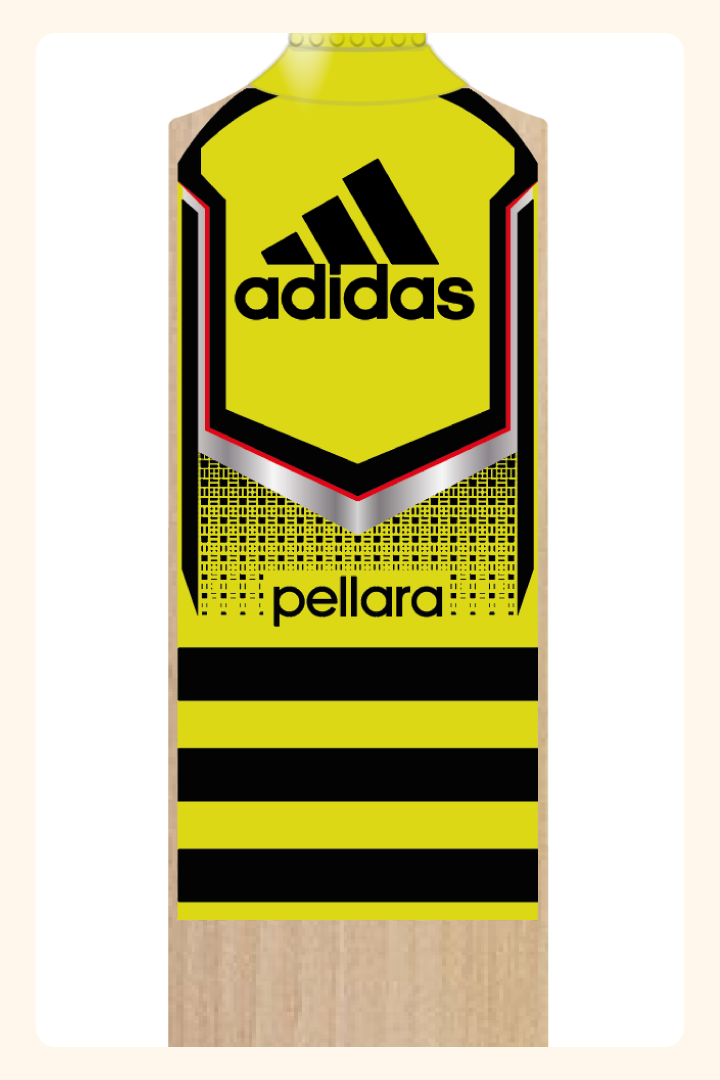 ADIDAS PELLARA Cricket bat decals