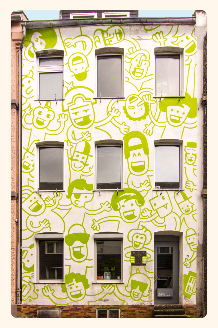 Juliusstrasse 7, Cologne Mural