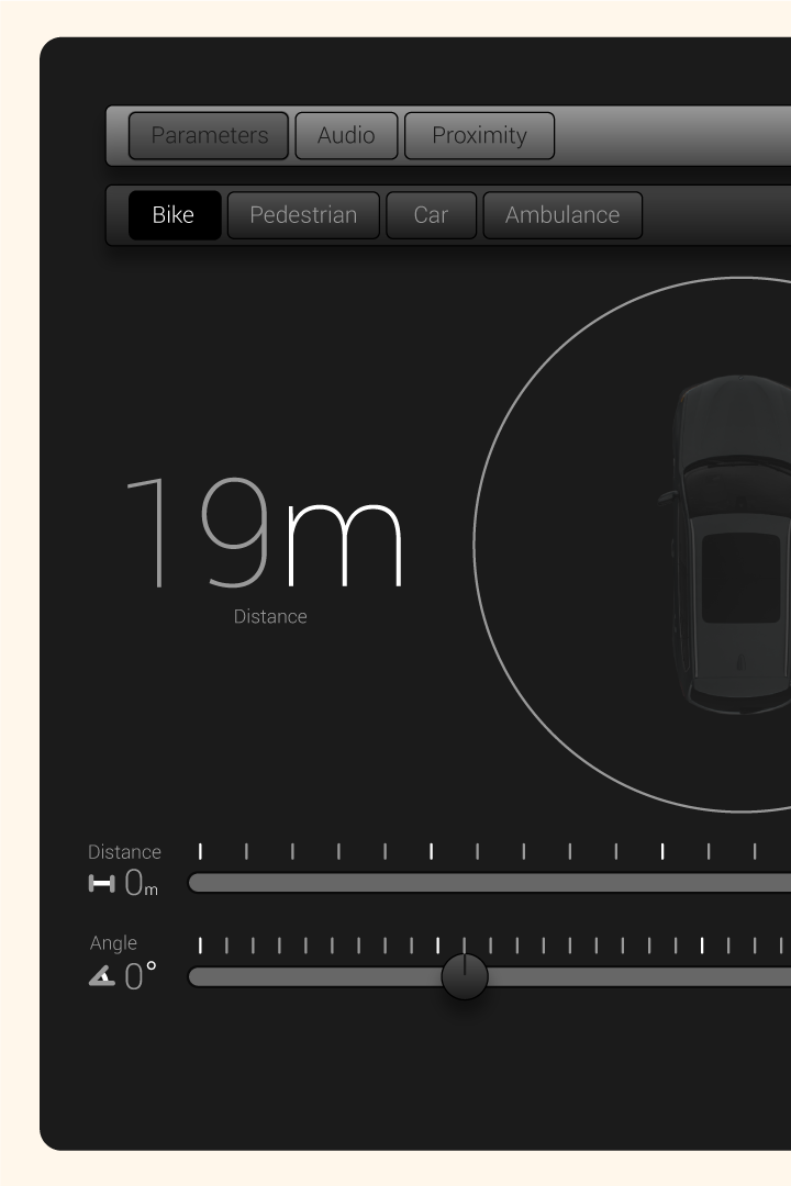 IMMERSIVE AUDIO hmi / tablet